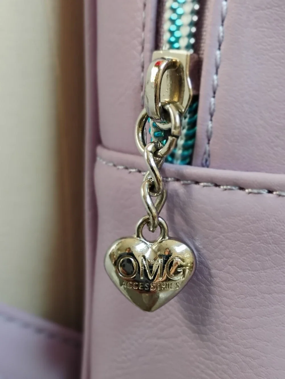 Miss Gwen's OMG Pastel Rainbow Heart Mini Backpack - Purple